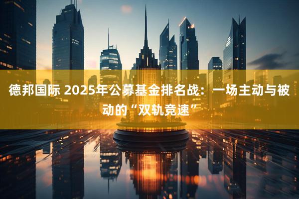 德邦国际 2025年公募基金排名战：一场主动与被动的“双轨竞速”