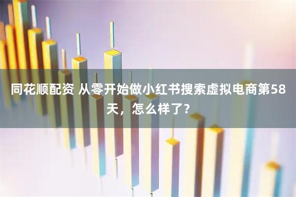 同花顺配资 从零开始做小红书搜索虚拟电商第58天，怎么样了？